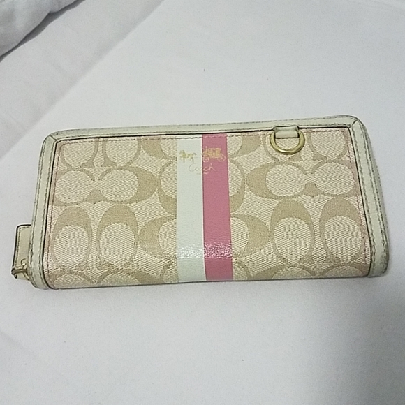 Coach Handbags - coach accordion signature long wallet